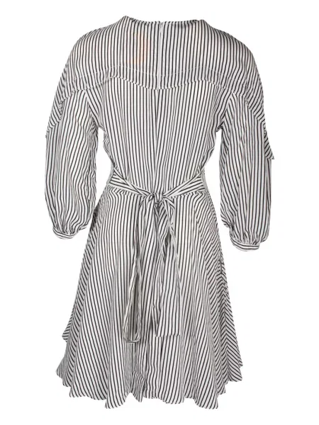 Rochie mini Maje cu dungi de costum alb