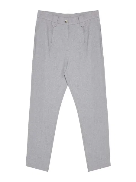 Trendyol Pantaloni cutați pastel verde
