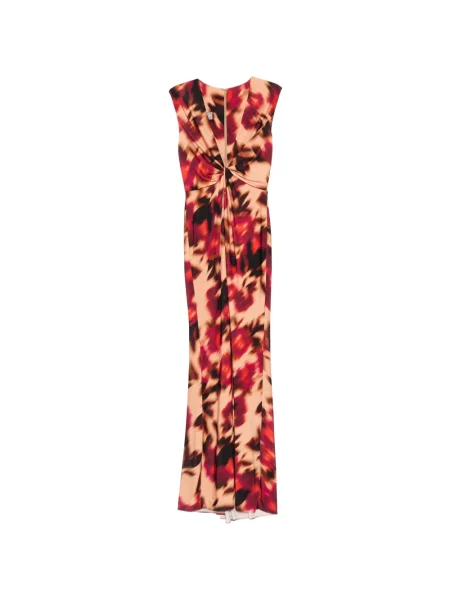 Rochie maxi Amsale cu imagine cu decolteu în V