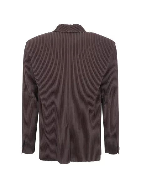 Μπλέιζερ Homme Plissé Issey Miyake καφέ