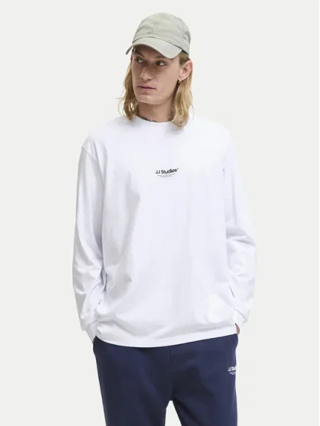 JACK & JONES Tričko čierna biela
