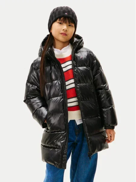 Tommy Hilfiger Μπουφάν πουπουλένιο Essential D μαύρο