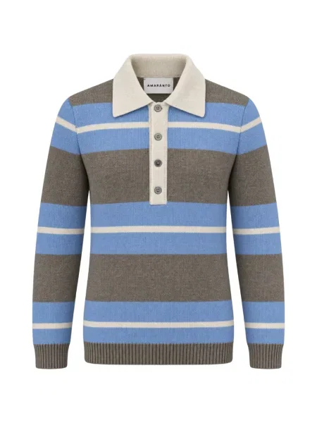 Gulerat tricou polo Amaranto albastru