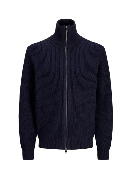 JACK & JONES Geacă tricotată Blastandfort închis albastru