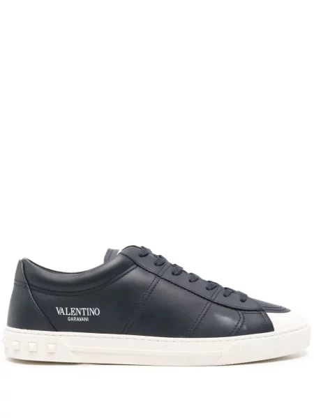 Sneakerși Valentino Garavani din piele albastru