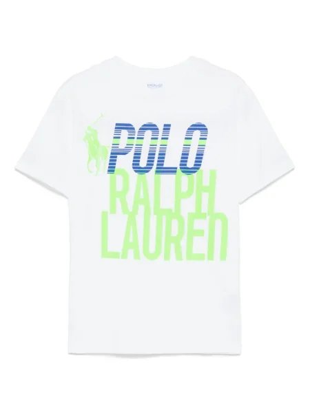 Koszulka polo dziecięca Polo Ralph Lauren biała