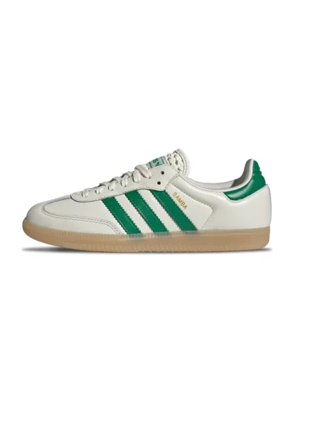 Sneakers adidas Samba Og W Off White/ Green/ Gold Metallic EUR 40 białe
