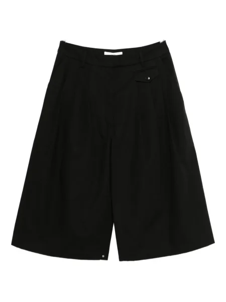 Szorty Tibi plisowane czarne