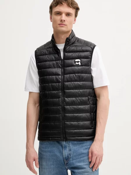 Karl Lagerfeld vestă de tranzitie negru