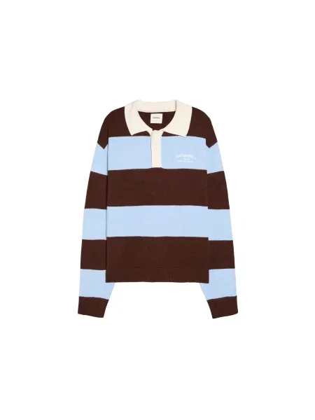 Bershka Pulover crem / deschis / ciocolatiu albastru