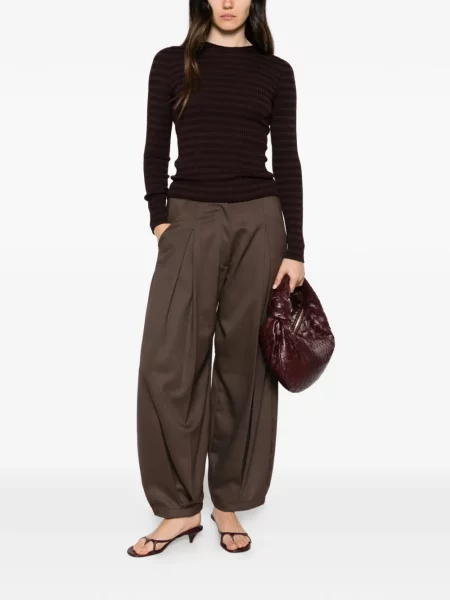 Pulover Twinset cu dungi maro