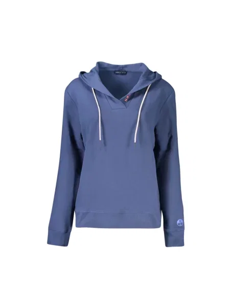 Bluza z kapturem North Sails z kapturem z długim rękawem niebieska