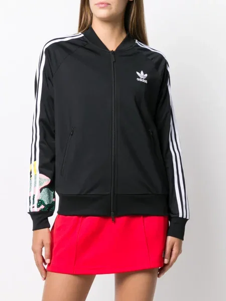 Geacă Adidas cu imagine alergare negru