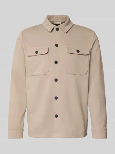 Koszula casualowa z listwą guzikową Model NEWKODYL' Only & Sons khaki