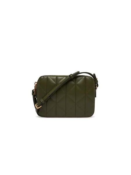Rankinė Calvin Klein Quilted Double Zip Camera Bag Smėlio žalia