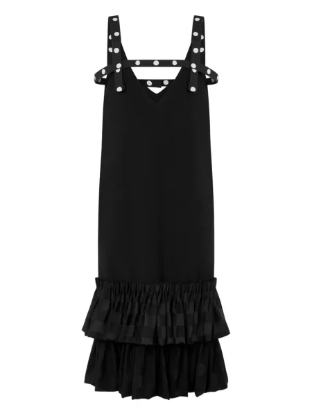 Rochie Moschino cu volane de costum negru