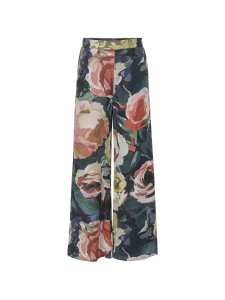 Pantaloni Ted Baker cu model floral cu imagine verde