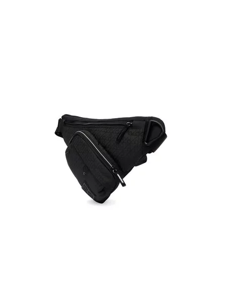 Maža rankinė Calvin Klein Utility Emblem Aop Crossbody juoda
