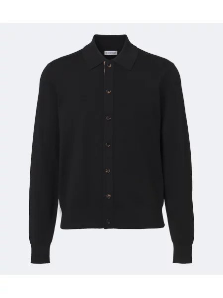 Cardigan Burberry de lână albastru