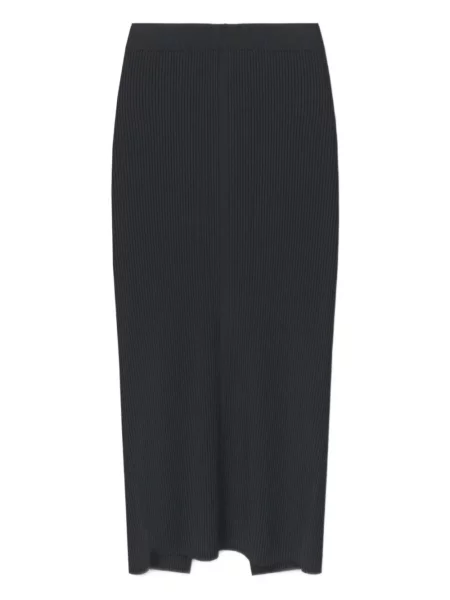 Spódnica áeron prążkowana czarna