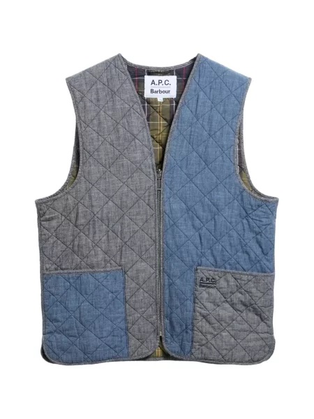 Matlasat vestă Barbour gri