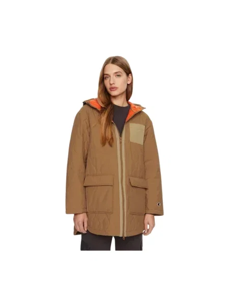 Kurtka Champion z kapturem brązowa