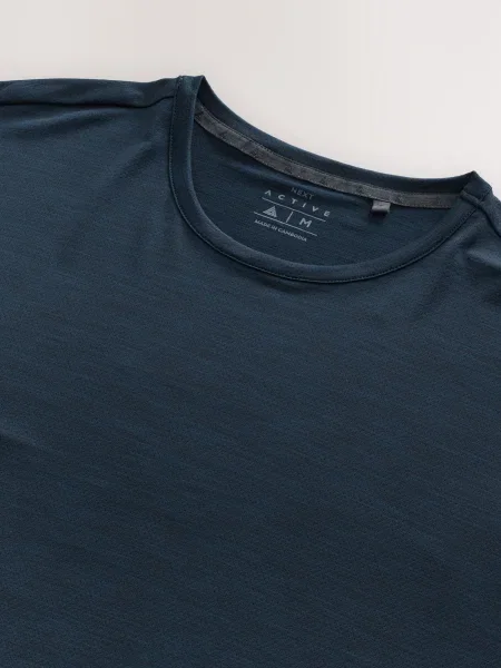 Next Tricou funcțional bleumarin