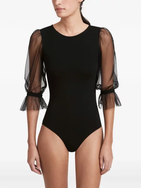 Bluzka Marcella z siateczką czarna