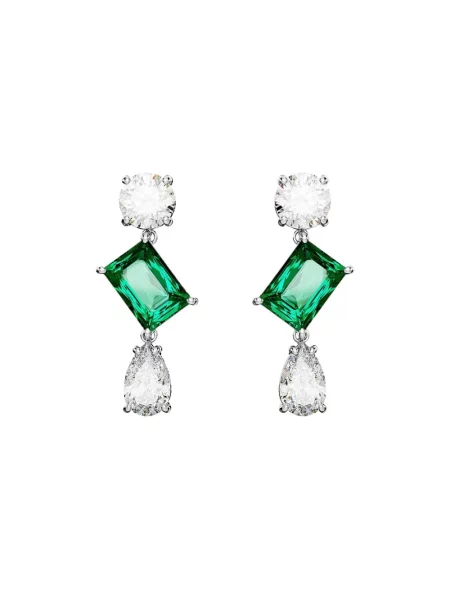 Kolczyki Swarovski zielone