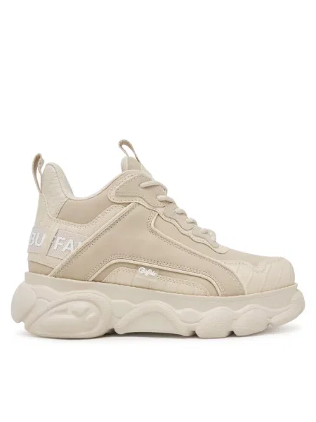 Sneakersy Buffalo beżowe
