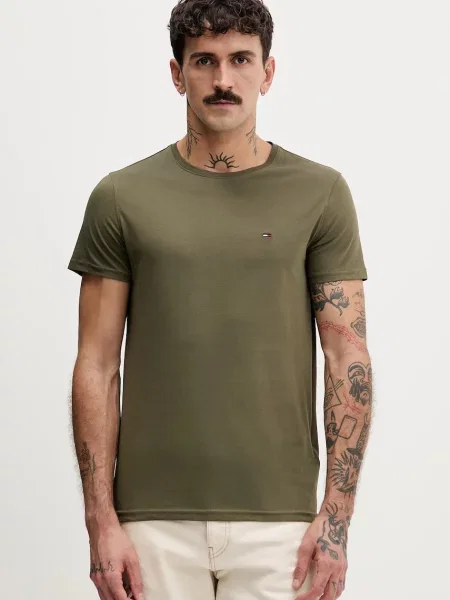 Tommy Jeans tričko zelené