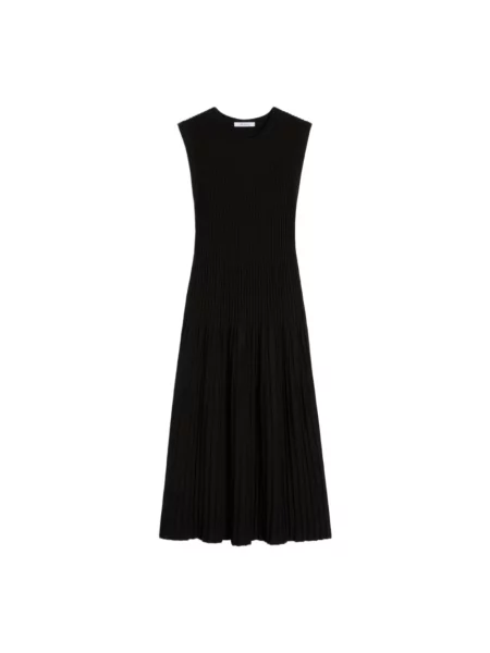 Sukienka midi Max Mara dzwony czarna