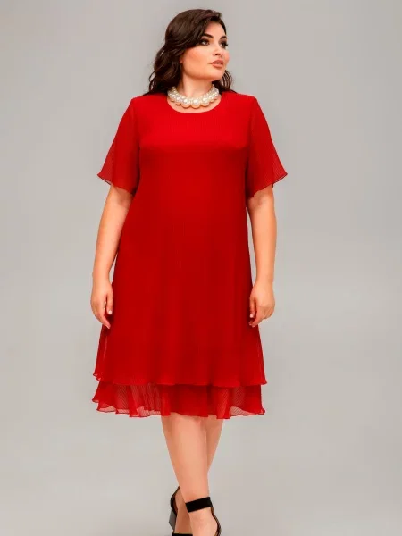 Сукня міді All Posa червоний