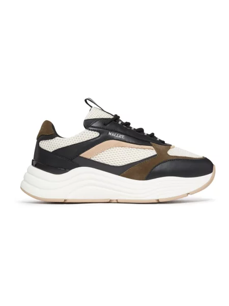 Sneakersy Mallet London skórzane czarne