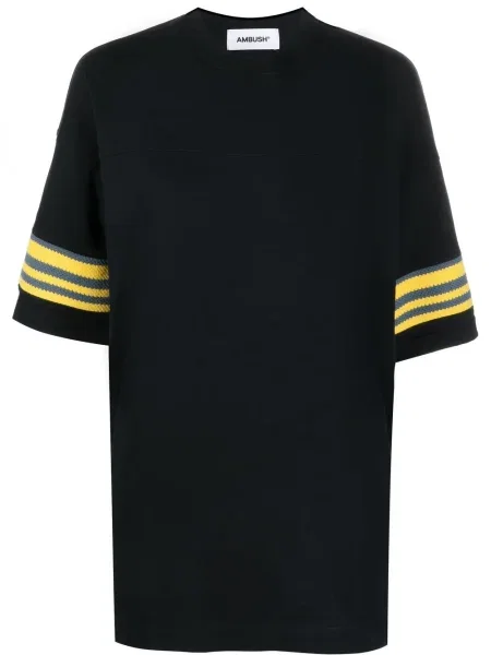 Tricou Ambush cu imagine scurt negru