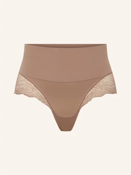 Spanx Figi Modelujące Undie-Tectable Lace beige beżowe