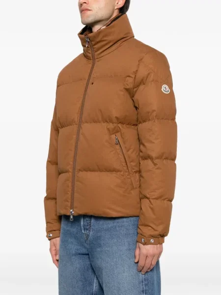 Geacă Moncler cu autograf maro
