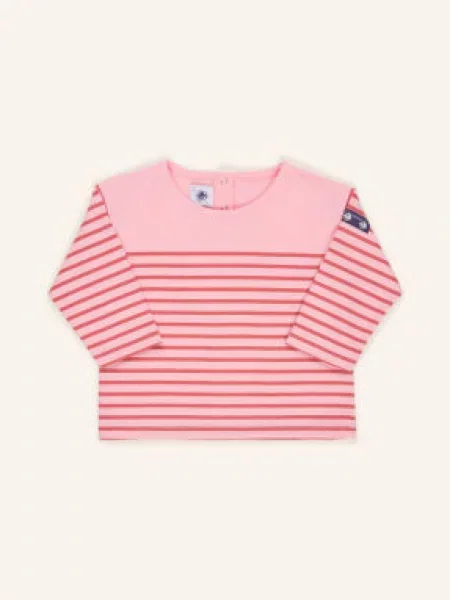 Petit Bateau Koszulka Z Długim Rękawem rosa różowa
