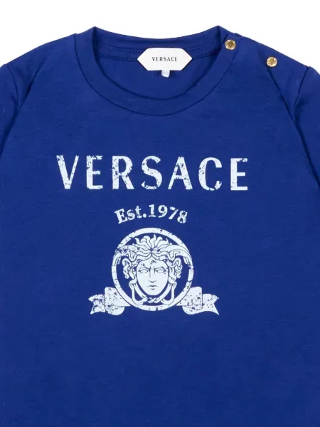 Koszulka dziecięca Versace niebieska