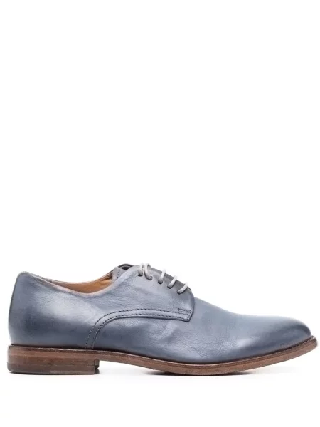 Pantofi Moma din piele albastru