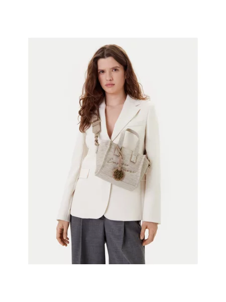 Shopperka Emporio Armani beżowa