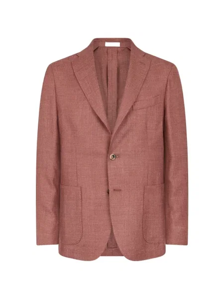 Sacou Boglioli din țesătură twill portocaliu