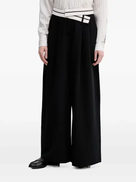 Pantaloni Sisley negru