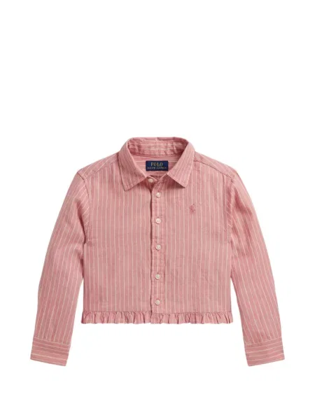 Koszula dziecięca Polo Ralph Lauren różowa