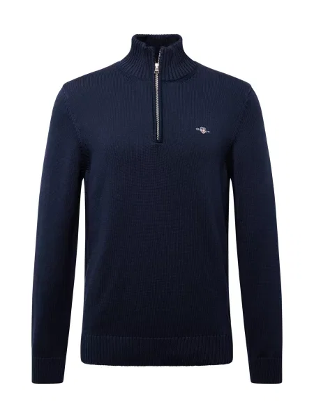 GANT Pulover bleumarin / roșu burgundy alb