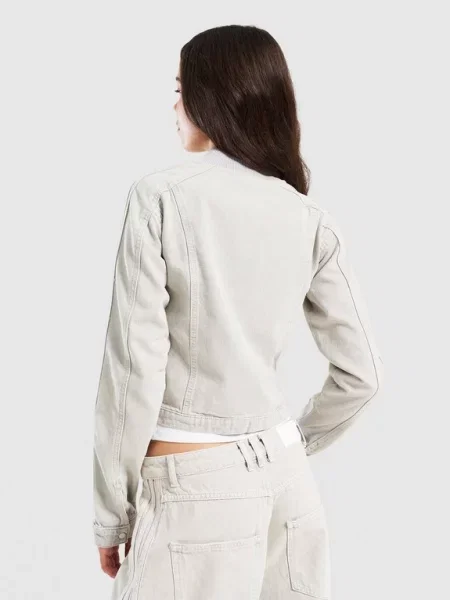 Bunda adidas SST Denim Tracktop Clear Grey Denim L šedá