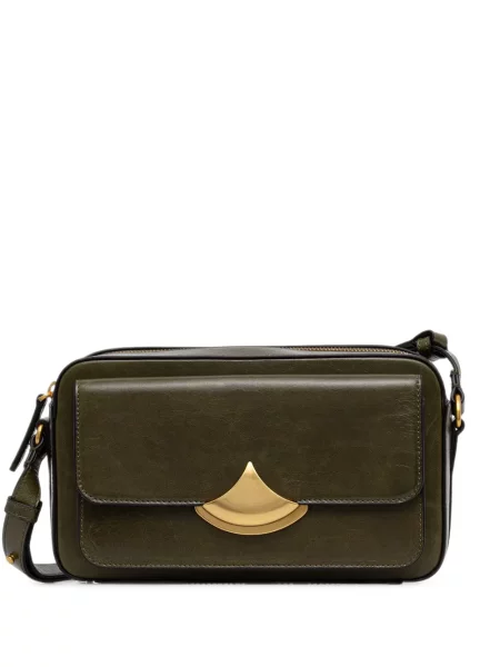 Geanta crossbody Sessun din piele verde