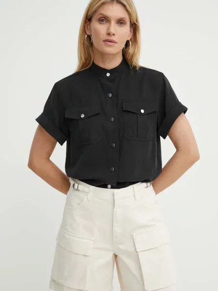 Theory camasa femei regular negru