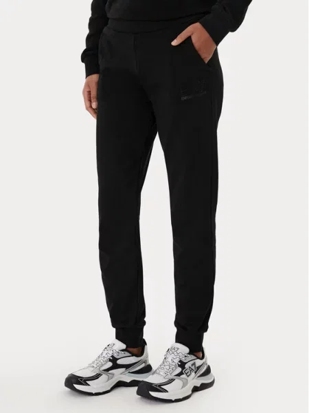 Emporio Armani Spodnie dresowe czarny