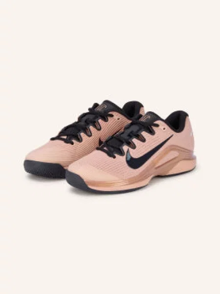Nike Boty Na Tenis Vapor 12 Premium růžová / béžová černá